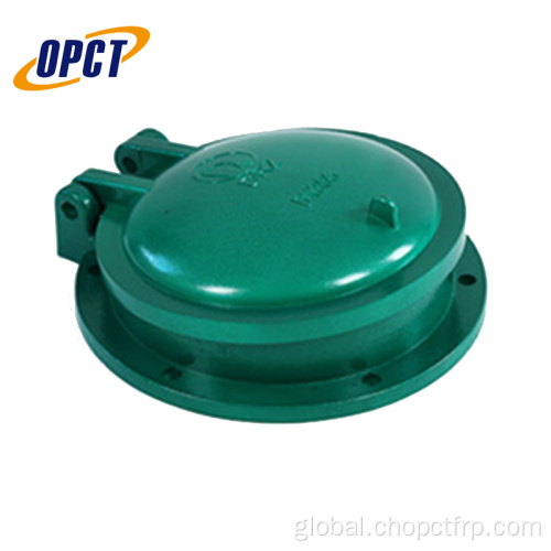 Flap Valve FRP/GRP fiberglass flap valve for drain water back flow HDPE frp flap gate Fish pond drainage Manufactory